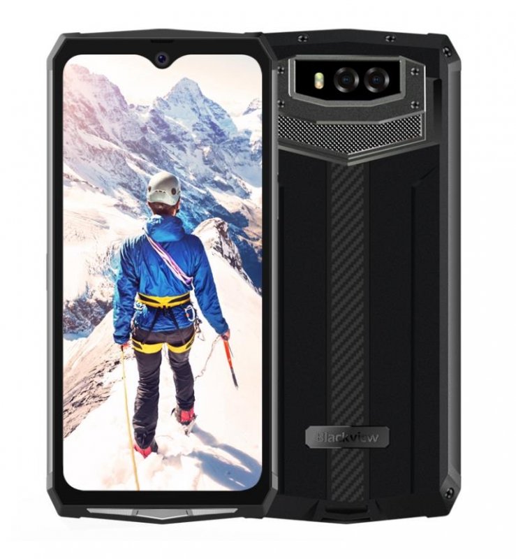 iGET Blackview GBV9100 Black odolný telefon, 6,3" FHD+, 4GB+64GB, DualSIM 4G, MIL-STD-810G, NFC - obrázek produktu