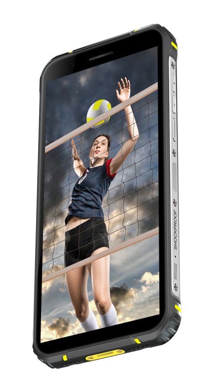 iGET Blackview GBV5100 Yellow odolný telefon, 5,7" HD+ IPS, 4GB+128GB, DualSIM, 4G, 5580mAh, NFC - obrázek č. 2