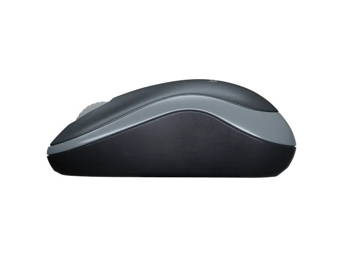 Logitech M185 / Kancelářská / Optická / 1 000 DPI / Bezdrátová USB / Šedá - obrázek č. 2