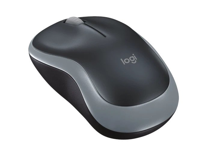 Logitech M185 / Kancelářská / Optická / 1 000 DPI / Bezdrátová USB / Šedá - obrázek produktu