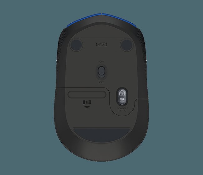 myš Logitech Wireless Mouse M171, modrá - obrázek č. 3