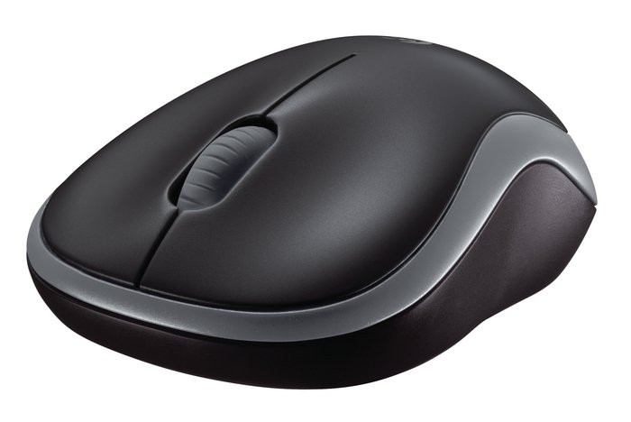 Logitech M185 nano / Kancelářská / Optická / 1 000 DPI / Bezdrátová USB / Šedá - obrázek č. 3