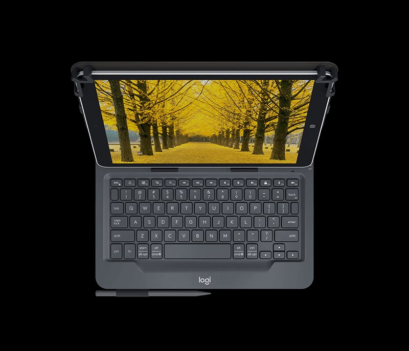 Logitech Universal Folio with integrated keyboard for 9-10 inch tablets - N/ A - UK - BT - N/ A - INTN - obrázek č. 1