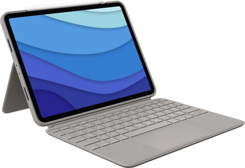 Logitech Combo Touch for iPad Pro 11-inch (1st, 2nd, and 3rd generation) - SAND - US layout - obrázek produktu
