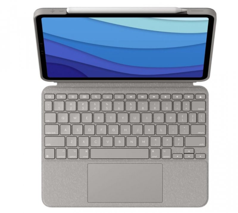 Logitech Combo Touch for iPad Pro 11-inch (1st, 2nd, and 3rd generation) - SAND - US layout - obrázek č. 1