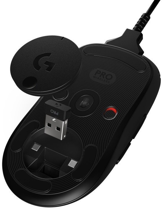 Logitech G Pro wireless/ Herní/ Optická/ Bezdrátová USB/ Černá - obrázek č. 3