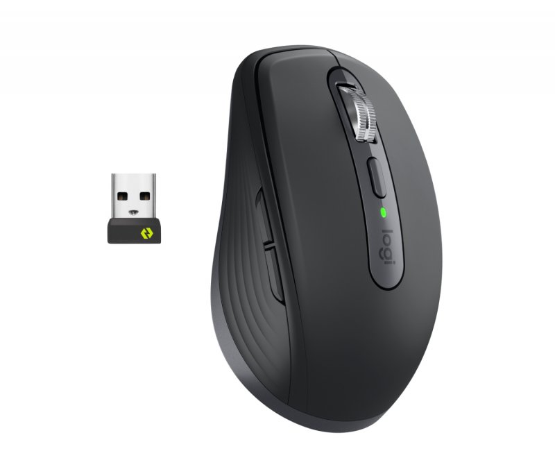 LOGITECH MX Anywhere 3S / Kancelářská / Laserová / Pro praváky / 8 000 DPI / USB+BT / Grafitová - obrázek č. 1