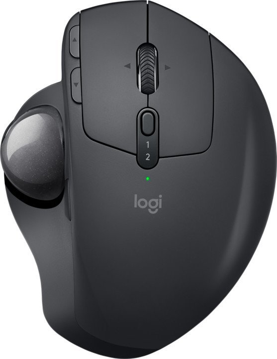 Logitech MX ERGO ADVANCED/ Ergonomická/ Optická/ Bezdrátová USB/ Černá - obrázek produktu