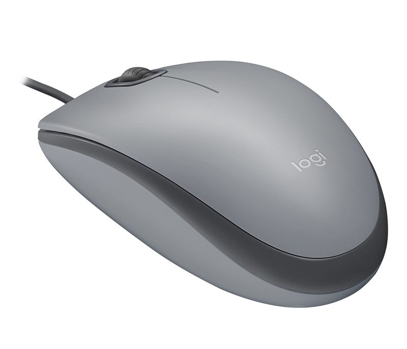 myš Logitech M110 Silent - MID GRAY - USB - obrázek č. 1