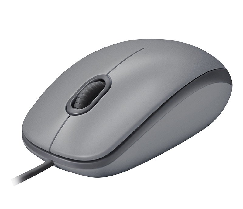 myš Logitech M110 Silent - MID GRAY - USB - obrázek č. 2