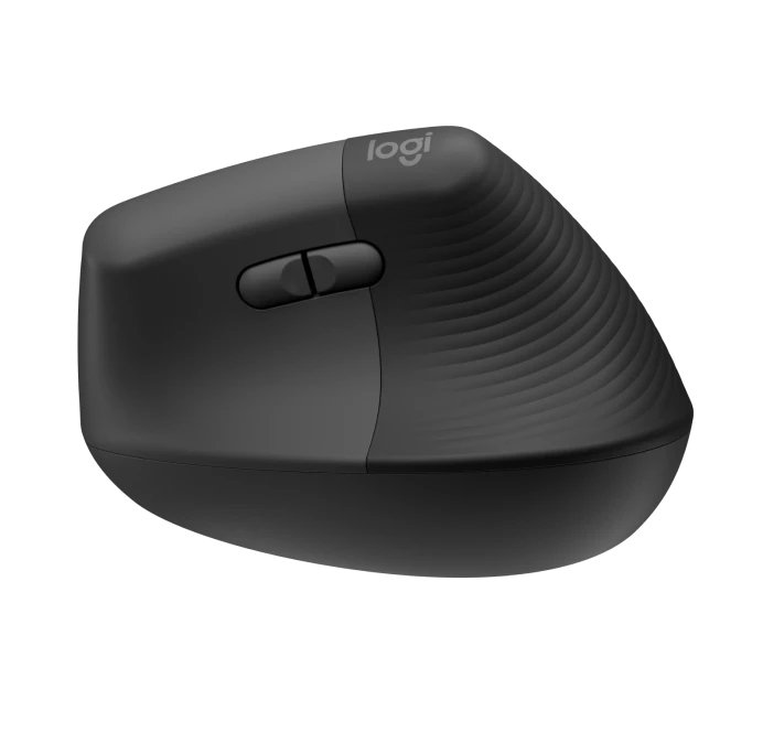 Logitech Lift / Vertikální / Optická / Pro praváky / 4 000 DPI / USB+BT / Grafitová - obrázek č. 3