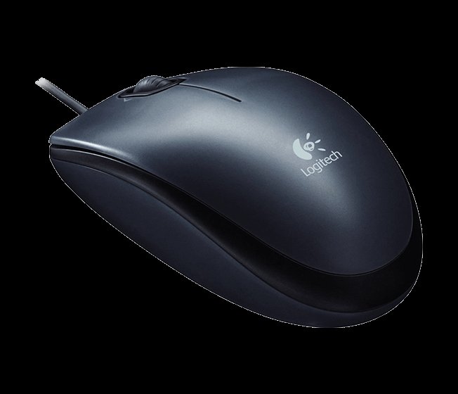 myš Logitech M90 optická, tmavá, USB - obrázek produktu