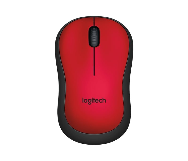 Logitech M220/ Kancelářská/ Optická/ Bezdrátová USB/ Červená - obrázek produktu