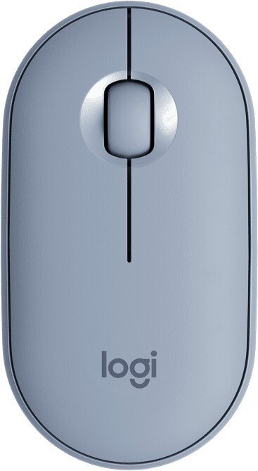 Logitech M350/ Cestovní/ Optická/ Bezdrátová USB/ Světle modrá - obrázek č. 1