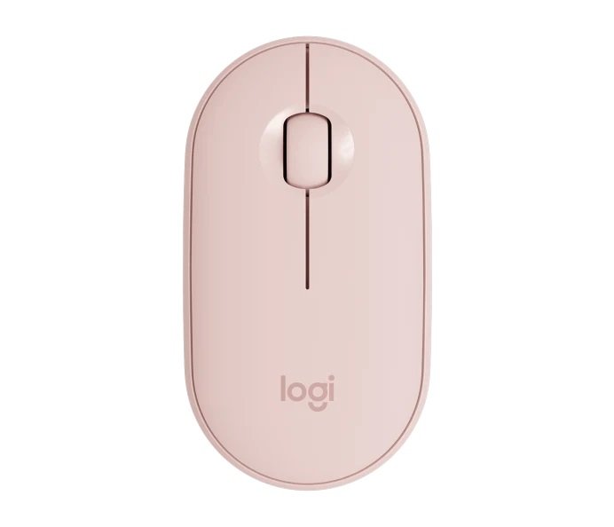 Logitech Pebble M350/ Cestovní/ Optická/ Bezdrátová USB + Bluetooth/ Růžová - obrázek č. 1