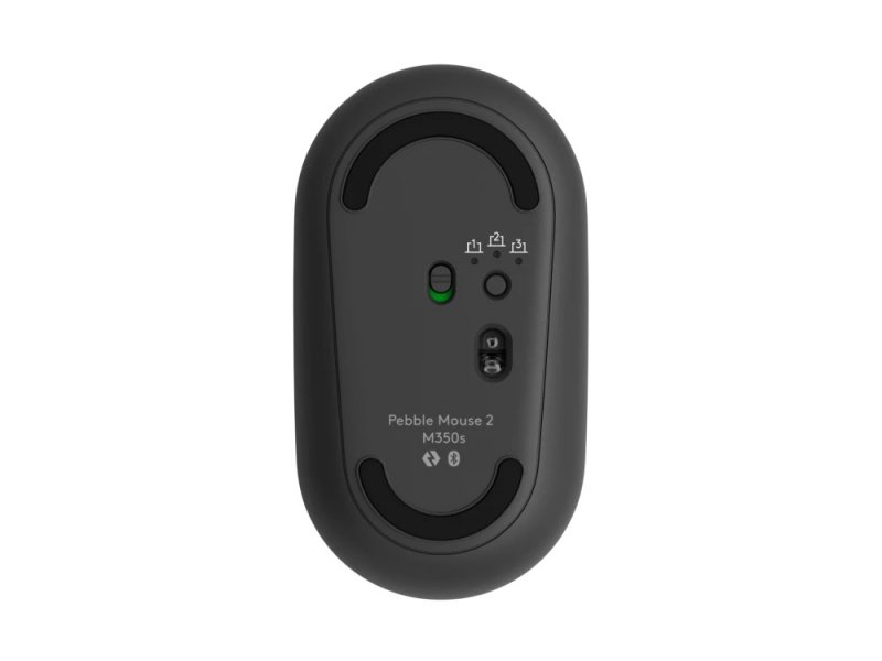 Logitech Pebble Mouse 2 M350s/ Cestovní/ Optická/ 4 000 DPI/ Bezdrátová Bluetooth/ Grafitová - obrázek č. 4