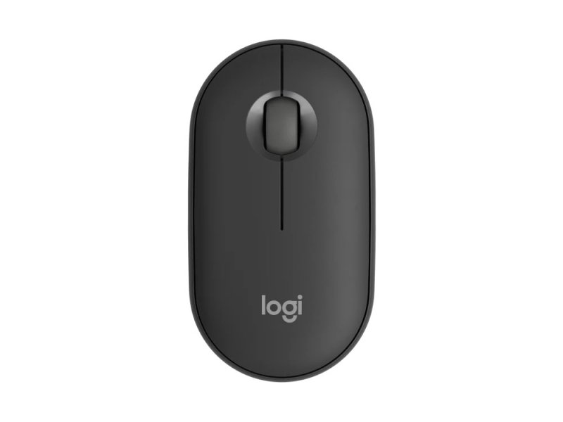 Logitech Pebble Mouse 2 M350s/ Cestovní/ Optická/ 4 000 DPI/ Bezdrátová Bluetooth/ Grafitová - obrázek produktu