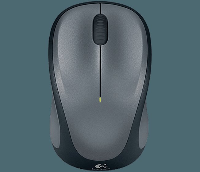 myš Logitech Wireless Mouse M235 nano, QuickSil - obrázek produktu
