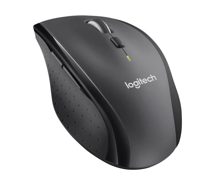 Logitech Marathon M705 / Kancelářská / Optická / Pro praváky / 1 000 DPI / Bezdrátová USB / Černá - obrázek č. 1