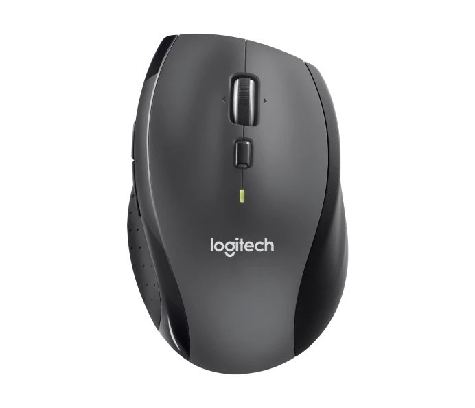Logitech Marathon M705 / Kancelářská / Optická / Pro praváky / 1 000 DPI / Bezdrátová USB / Černá - obrázek produktu