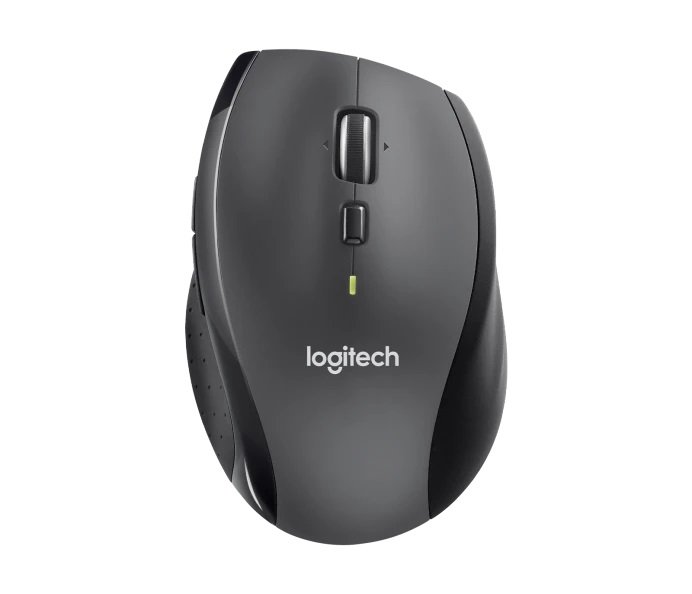 Logitech Marathon M705/ Kancelářská/ Optická/ Pro praváky/ Bezdrátová USB/ Černá - obrázek produktu