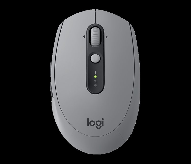 myš Logitech Wireless Mouse Silent M590 šedá - obrázek produktu