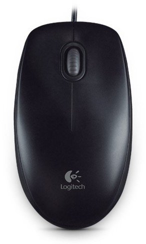 Logitech B100 / Kancelářská / Optická / 800 DPI / Drátová USB / Černá - obrázek produktu