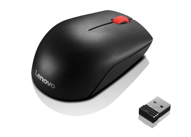 Lenovo Essential/ Cestovní/ Optická/ Bezdrátová USB/ Černá - obrázek produktu