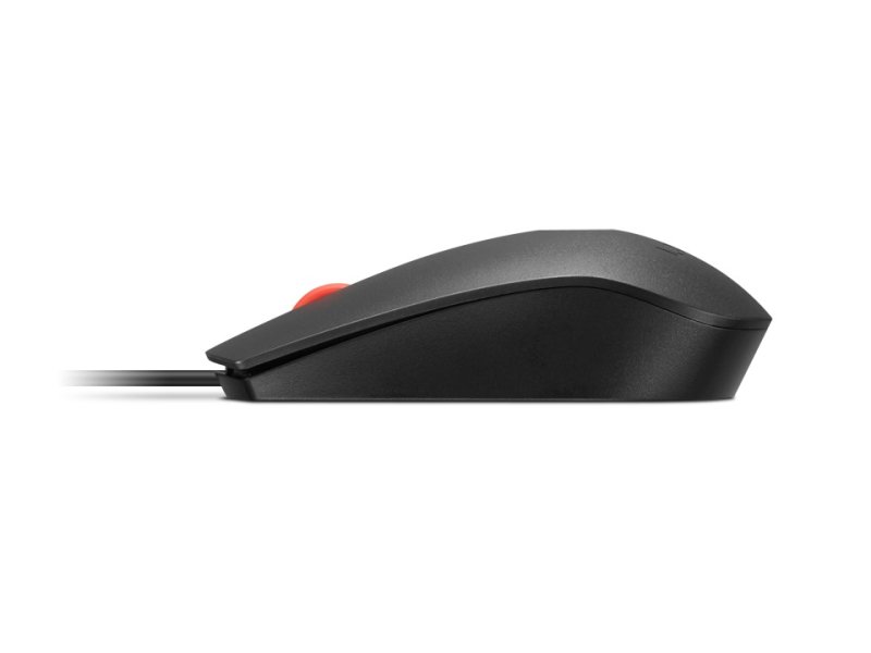 Lenovo Fingerprint Biometric USB Mouse Gen 3 / Kancelářská / Optická / 2 000 DPI / Drátové USB-A / Černá - obrázek č. 4
