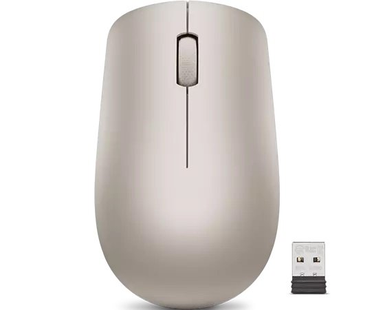 Lenovo 530 / Cestovní / Optická / 1 200 DPI / Bezdrátová USB / Almond - obrázek č. 1