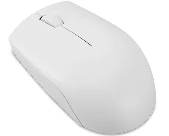 Lenovo 300 Wireless Compact / Kancelářská / Optická / 1 000 DPI / Bezdrátová USB / Bílá - obrázek č. 2