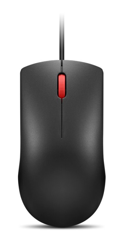 Lenovo 120 / Kancelářská / Optická / 1 600 DPI / Drátové USB-A / Černá - obrázek produktu