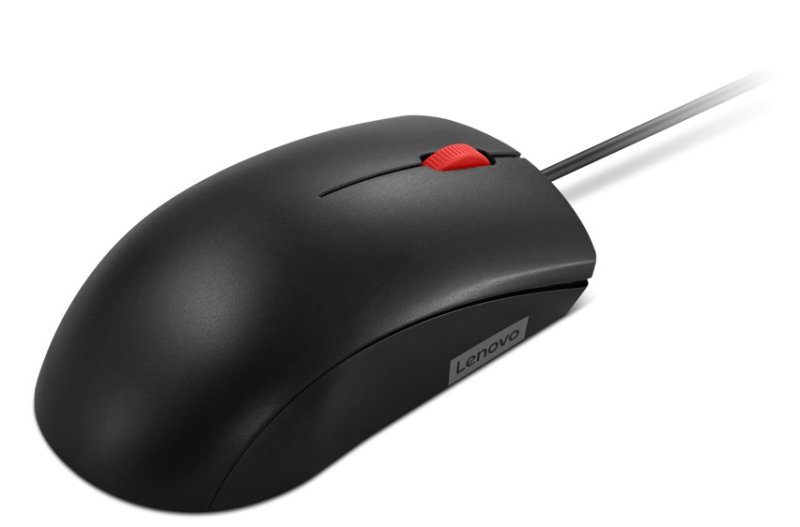 Lenovo 120 / Kancelářská / Optická / 1 600 DPI / Drátové USB-A / Černá - obrázek č. 3