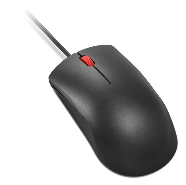 Lenovo 120 / Kancelářská / Optická / 1 600 DPI / Drátové USB-A / Černá - obrázek č. 4