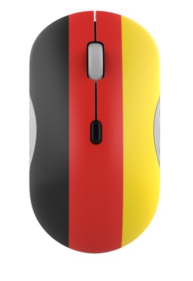 Lenovo 350 Fan edition - Německo / Kancelářská / Optická / 1 600 DPI / Bezdrátové Bluetooth / Černá - obrázek produktu