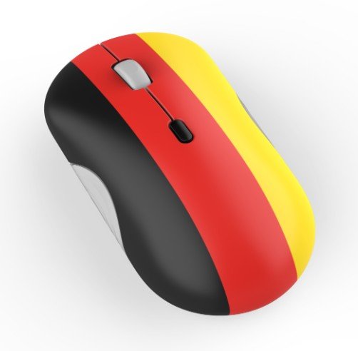 Lenovo 350 Fan edition - Německo / Kancelářská / Optická / 1 600 DPI / Bezdrátové Bluetooth / Černá - obrázek č. 2