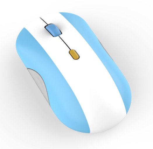 Lenovo 350 Fan edition - Argentina / Kancelářská / Optická / 1 600 DPI / Bezdrátové Bluetooth / Modrá - obrázek č. 2