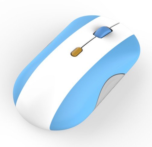 Lenovo 350 Fan edition - Argentina / Kancelářská / Optická / 1 600 DPI / Bezdrátové Bluetooth / Modrá - obrázek č. 3