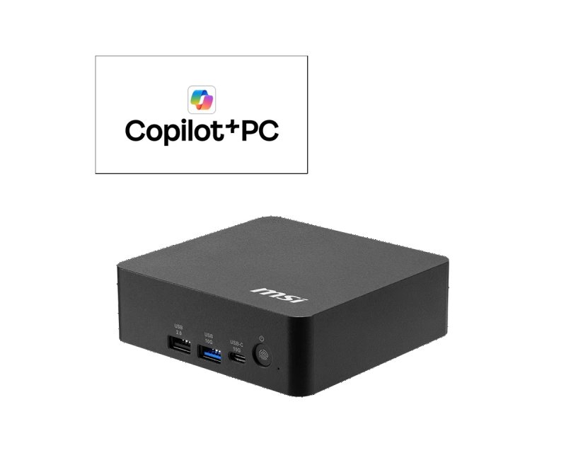 MSI Cubi / NUC AI+ 3MG-004EU / Mini / U5-322 / 16GB / 512GB / Intel int / W11P - obrázek produktu