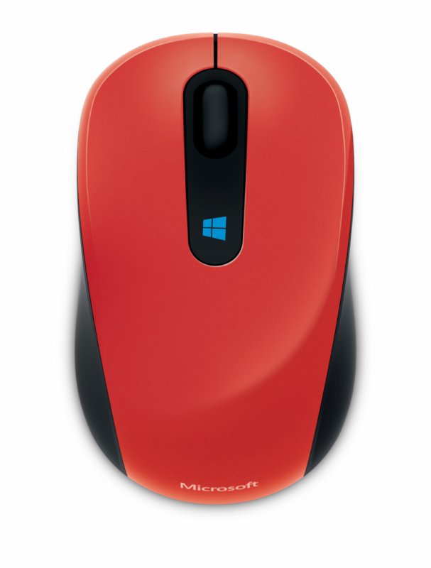 Microsoft Sculpt Mobile Mouse Wireless, Flame Red - obrázek č. 2