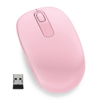 Microsoft 1850/ Cestovní/ Optická/ Bezdrátová USB/ Růžová - obrázek produktu