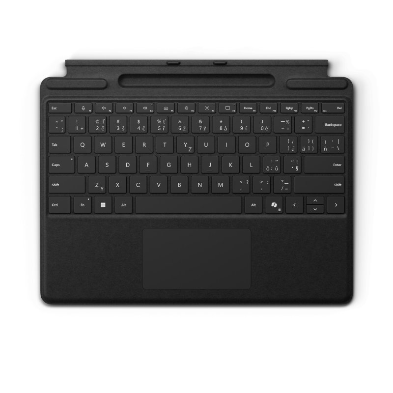 Microsoft Surface Pro Keyboard with Slim Pen Storage (Black), CZ&SK (potisk) - obrázek č. 1