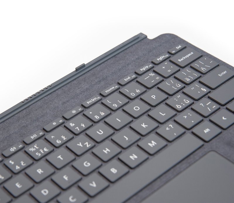 Microsoft Surface Go Type Cover (Light Charcoal), Commercial, CZ&SK - obrázek produktu