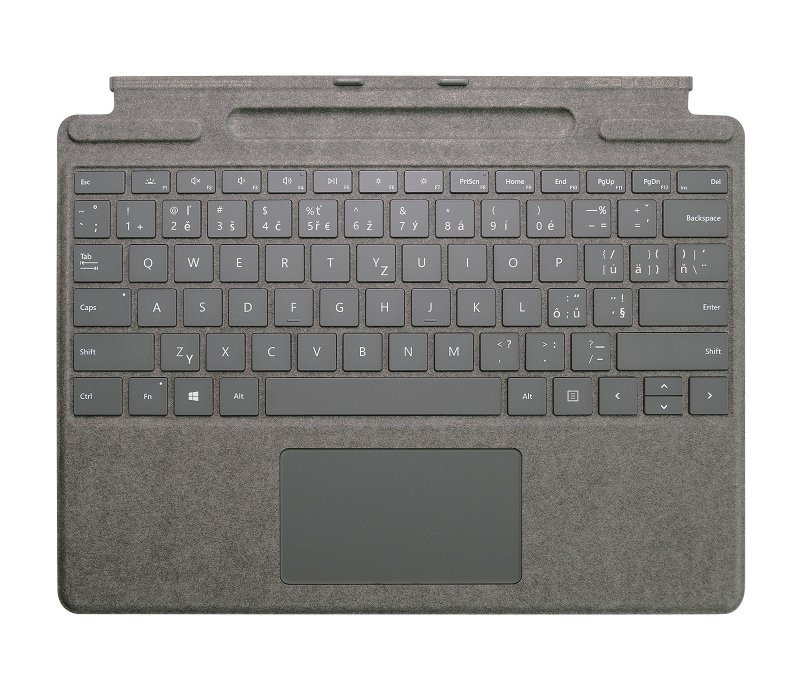 Microsoft Surface Pro Signature Keyboard (Platinum), Commercial, CZ&SK - obrázek č. 2