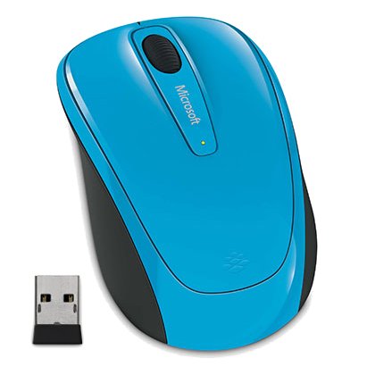 Microsoft 3500/ Cestovní/ Blue Track/ Bezdrátová USB/ Modrá - obrázek produktu