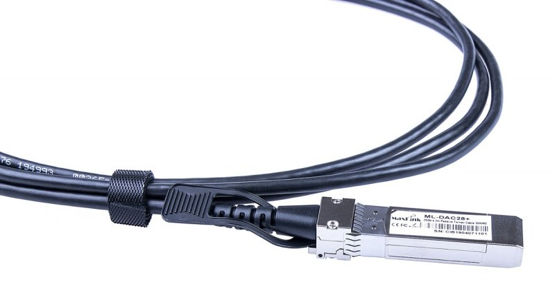 MaxLink 25G SFP28 DAC kabel, pasivní, DDM, 2m - obrázek č. 1