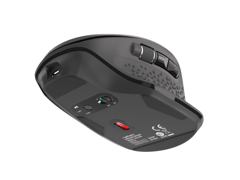 Natec optická myš FALCON/ 3200 DPI/ Kancelářská/ Optická/ Pro praváky/ Bezdrátová Bluetooth/ Černá - obrázek č. 4