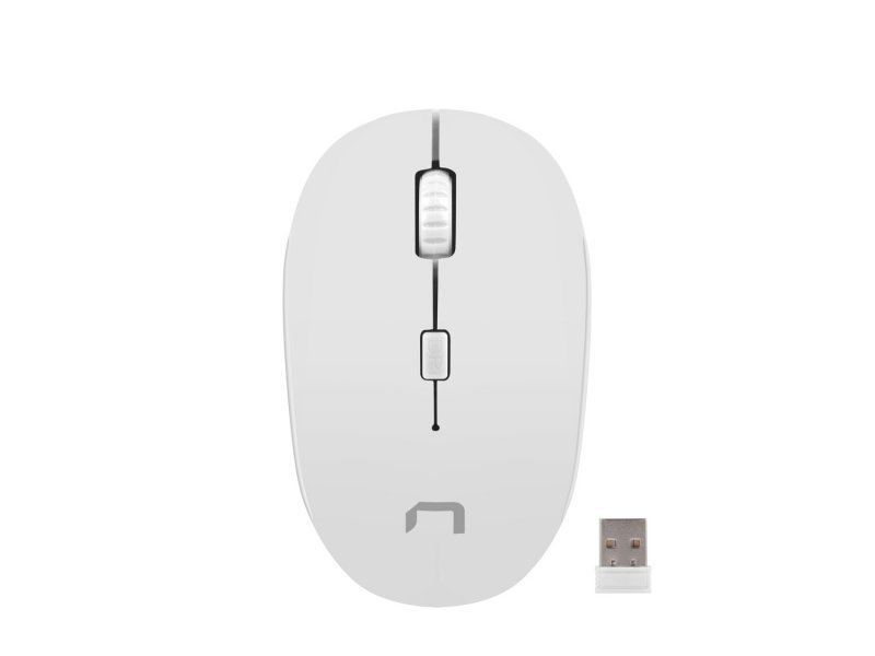 Natec bezdrátová myš MARTIN 1600 DPI, bílá - obrázek produktu