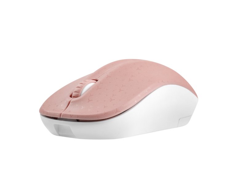 Natec optická myš TOUCAN/ 1600 DPI/ Cestovní/ Optická/ Bezdrátová USB/ Bílá-růžová - obrázek č. 2