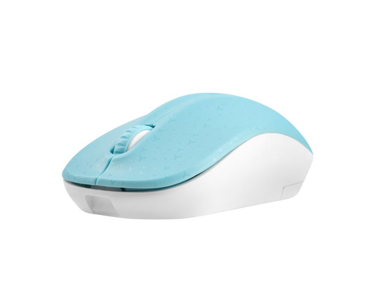 Natec optická myš TOUCAN/ 1600 DPI/ Cestovní/ Optická/ Bezdrátová USB/ Bílá-modrá - obrázek č. 2